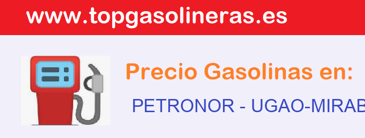 Precios gasolina en PETRONOR - ugao-miraballes